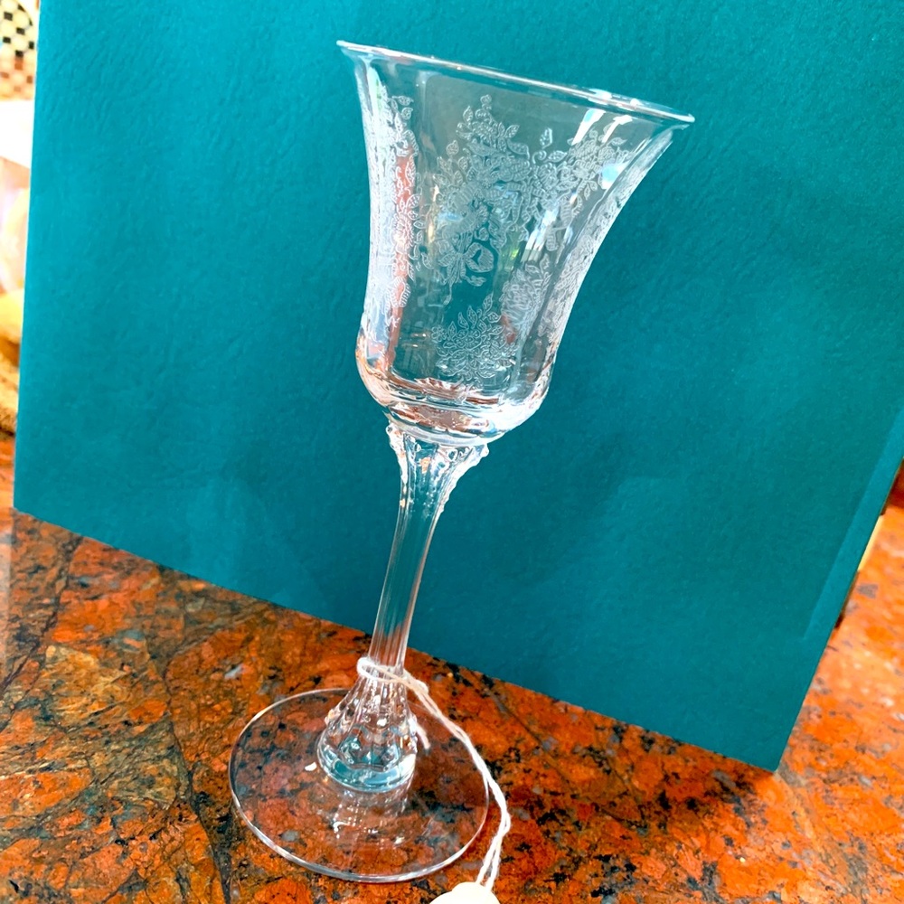 Heisey CRINOLINE #502 cut #5010 stem crystal